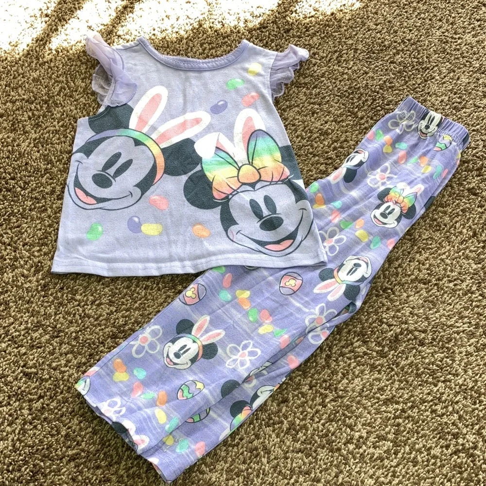 Lot of Girls Pajamas—Carter’s and Disney, 5T